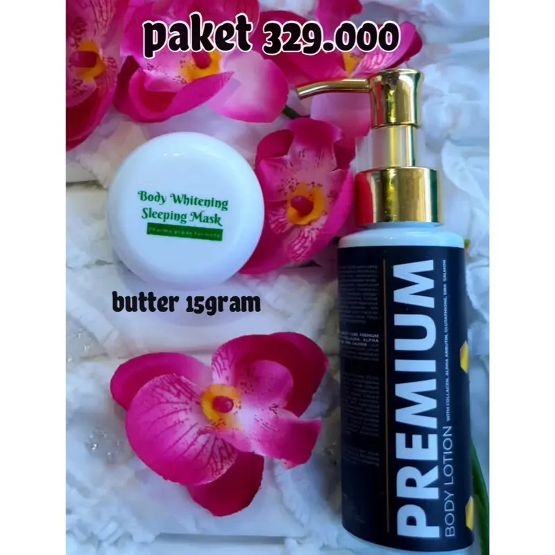 PAHE (PAKET HEMAT) Lotion Premium & Butter Risdaskin/RSD Perawatan 5
