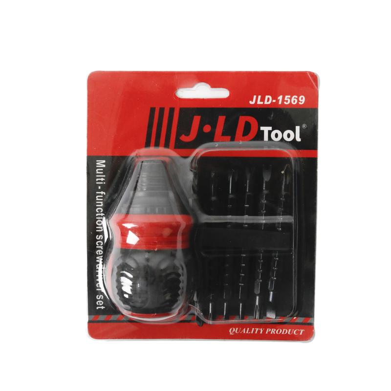 JLD Obeng CRV Set 13 in1 Obeng Bolak Balik Cebol Termurah 8