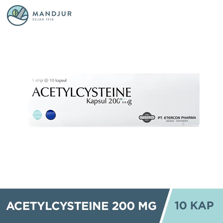 Acetylcysteine 200 mg Strip 10 Kapsul / Batuk Berdahak