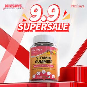 【MixSays】Vitamin Gummies | Kolagen + Antioksidan – Kulit Cerah & Imuniti (60pcs) Untuk Kulit Cerah & Lembap 60pcs (B)