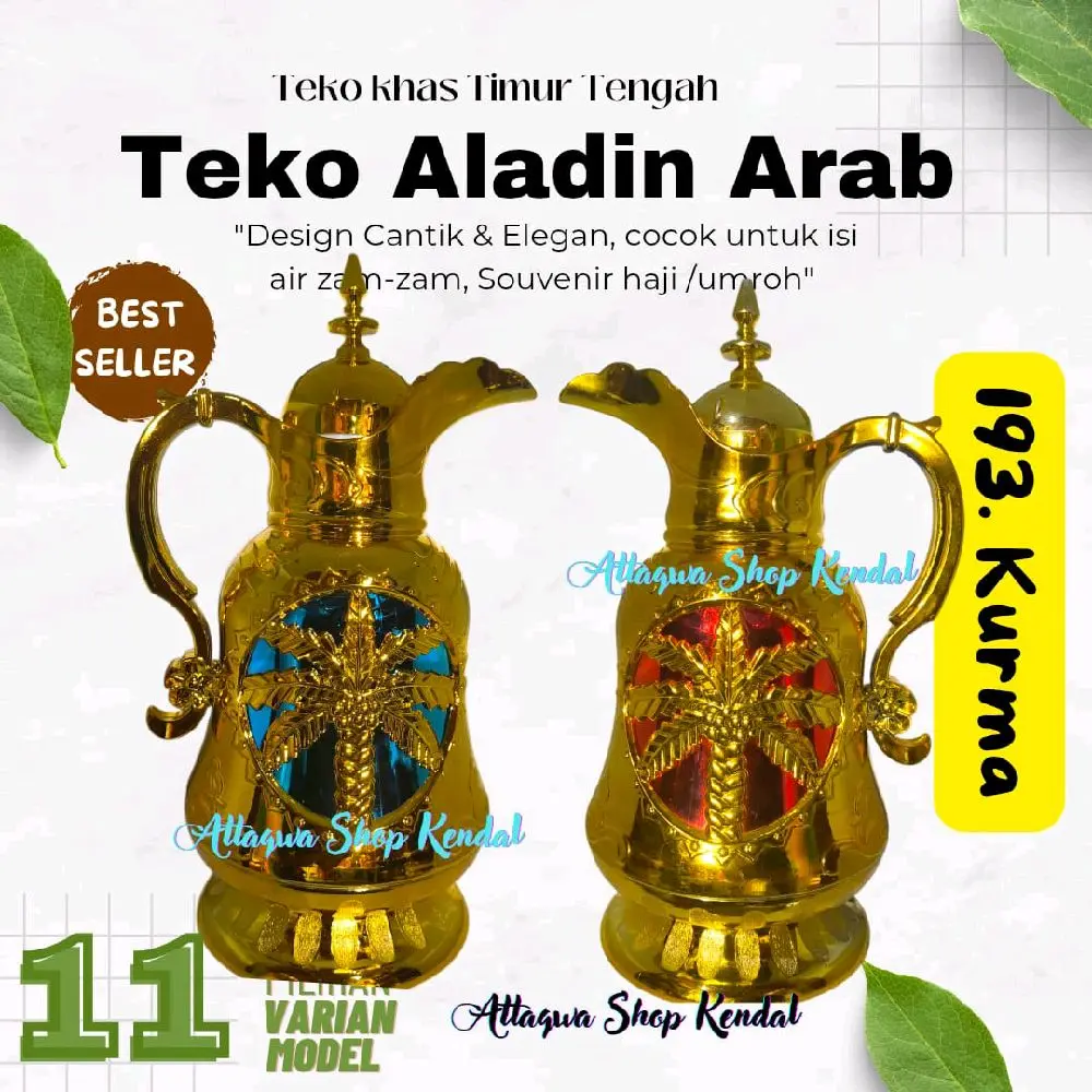 Teko Aladin Arab Sultan Oleh-oleh Haji Umroh