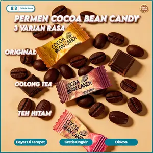 Cocoa Bean Permen Coklat Dengan 3 Varian Rasa Original Cocoa Teh Hitam Teh Oolong Mix Rasa Cocok Untuk Pecinta Coklat Premium 100%