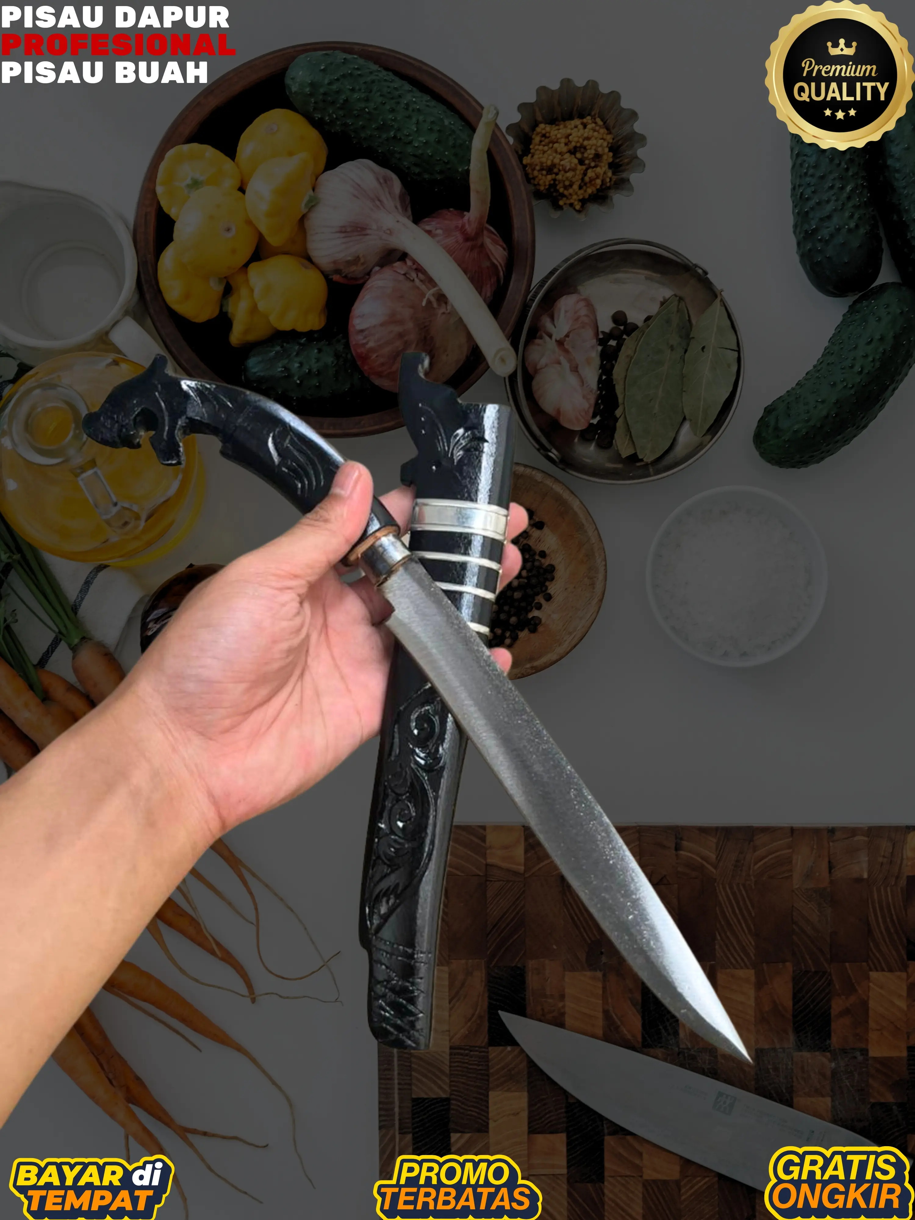 Pisau Dapur Lokal Profesional Pisau Buah Dan Sayuran  { BEST SELLER }