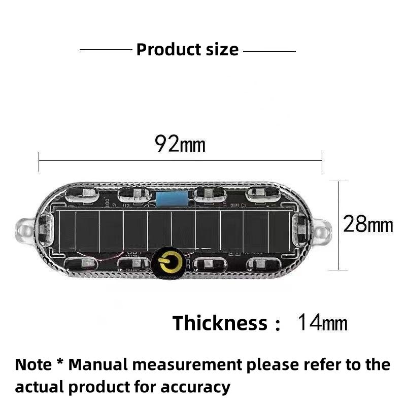 Product Introduction of Automatic Start Stop Solar LED Flash, Safety Flash, Rear Warning Light, LED Cycling Warning Tail Light 25