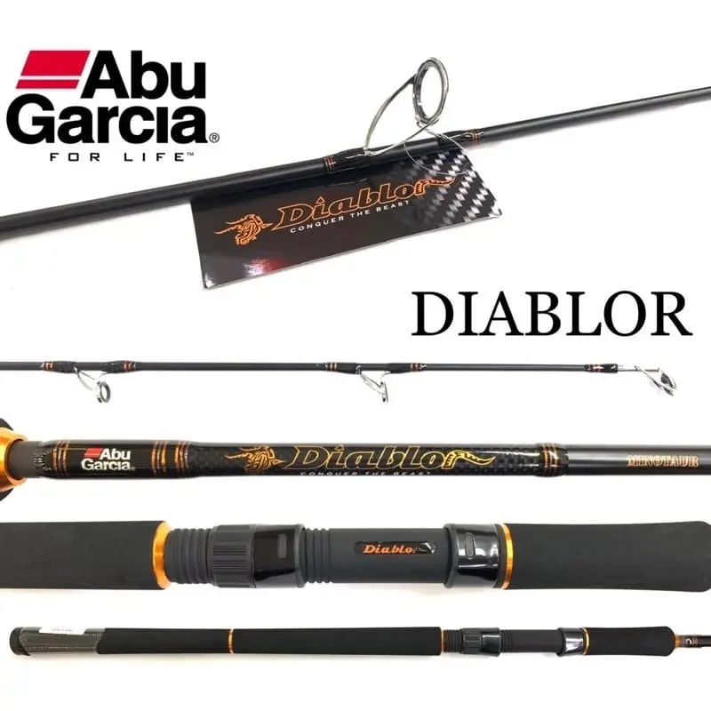 abu garcia diablo rod Devil 702L 5/15 Spinning Rod, 7Ft : Sports & Outdoors grip for a lighter and sleeker looking design that enhances sensitivity Abu Garcia Diablo Spinning Rod