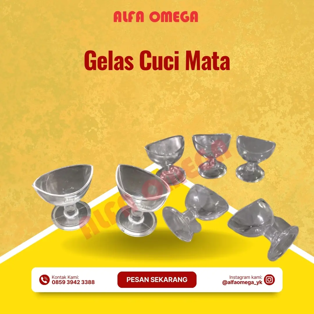 Gelas Cuci Mata - Gelas Mata Plastik - Harga Satuan