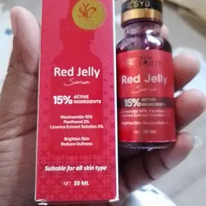 New SYB Forte Red Jelly Serum 20ml with Niacinamide 10% - Serum Pencerah Wajah & Mengurangi Kusam.