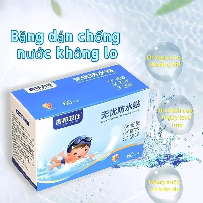 Băng miếng dán băng gâu chống nước trong suốt đa năng - Độ dính cao không để…