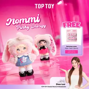 TOP TOY - NOMMI Pinky Energy Series Gratis Zanmang Hair Clips | Plush Doll Blind Box Gantungan Tas Boneka Nommi