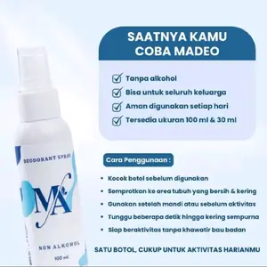 MADEO _ DEODORANT SPRAY  100ML ORIGINAL 100% Ketiak