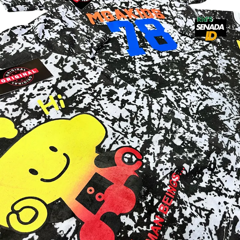 𝐒𝐄𝐍𝐀𝐃𝐀 𝐊𝐈𝐃'𝐒 - Baju Anak Panjang dan Pendek Karakter Lucu Dan Unik Untuk Usia 2-6 Tahun Bahan Semi Katun 24S Halus  Adem Dipakai Sehari-hari 4