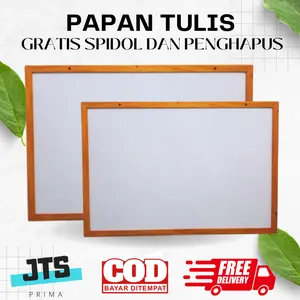 Papan Tulis White Board | Gratis Spidol dan Penghapus