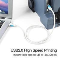 Gambar Vention Kabel Printer USB A Male To B Male Plug and Play Printer Cable 3 M 3 Meter - VAS-A16-B300 dari Vention Tangerang Kab. Tangerang 4 Tokopedia