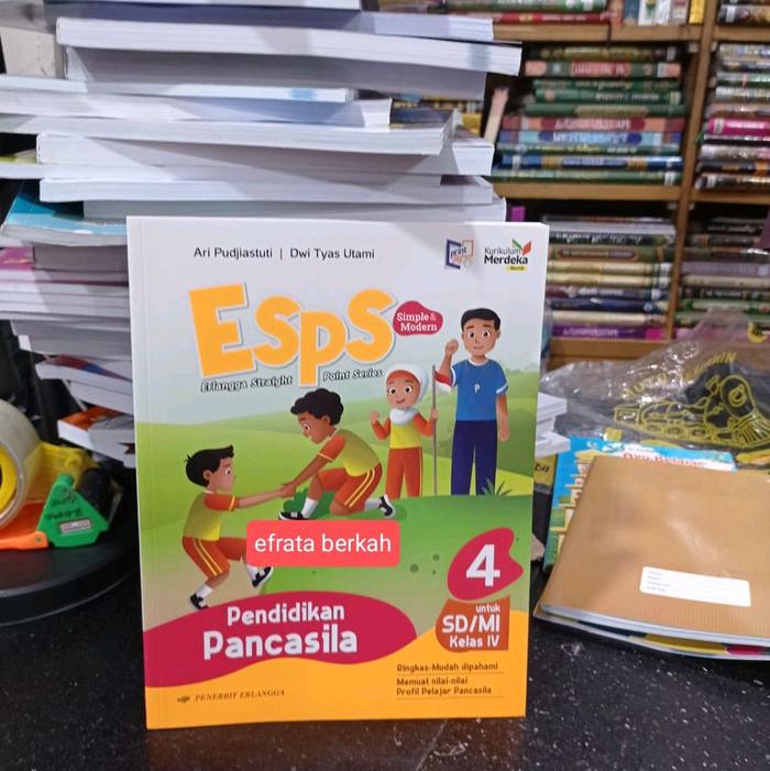 Jual esps pendidikan pancasila sd kelas 4 kurikulum merdeka erlangga ...