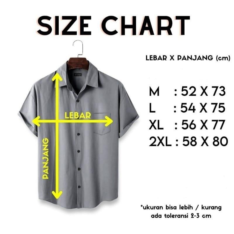 ￼Kemeja Polos Vintage/Kemeja Pria Lengan Pendek/Kemeja Pantai/Kemeja casual katun nyaman panjang santai rayon Simple  /Kemeja vintage viral Simple basic 5