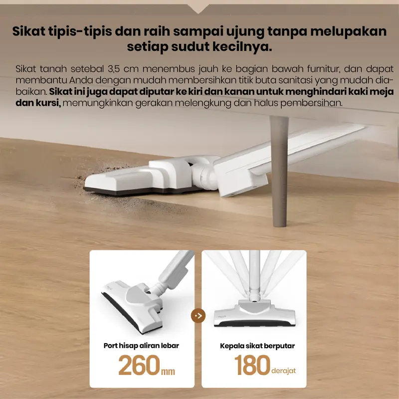 【COD】Deerma DX700/DX700S 2-In-1 Handheld Vacuum Cleaner home penyedot debu 3
