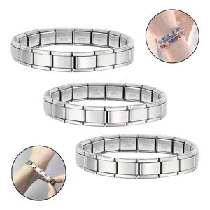 Brazalete Italiano 3pz Pulsera Italiana Eslabones 9mm Charms