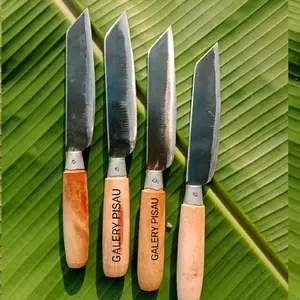 PAKET Hemat Pisau dapur 4 pcs ukur Tanggung bahan Baja