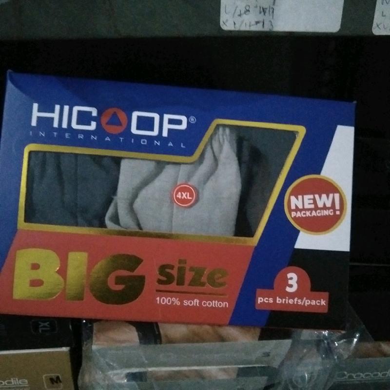 pria big size jumbo isi 3pcs size 2XL 3XL 4XL   Pria Polos Boxer 4