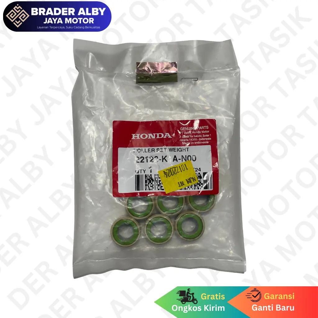 Roller H Beat Deluxe 2020 22123-K1A-N00 AHM, Material Berkualitas Tinggi, Tahan Lama, Mudah Dipasang, Cocok Untuk Honda Beat Deluxe 2020.