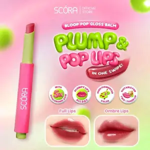 scora bloop pop gloss balm