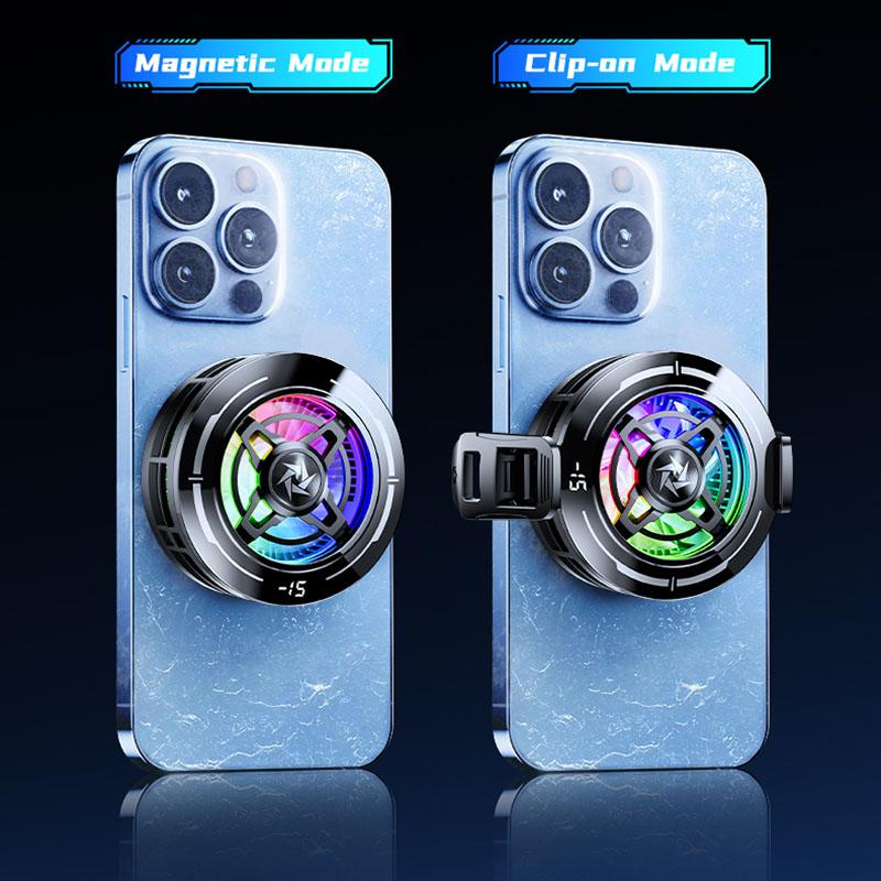 Pendingin HP Gaming RGB – Magnetic Fast Cooling Up to 0°C Funcooler Ringan Free Heatsink dan Clip SL69