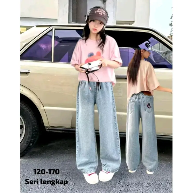 XY KIDS//SETELAN IMPORT ANAK PEREMPUAN 5 - 12 TAHUN/SETELAN KOREAN STYLE ANAK PEREMPUAN/SETELAN PREMIUM/SETELAN SANTAI ANAK/SETELAN KEKINIAN ANAK/SETELAN VIRAL ANAK PEREMPUAN/SETELAN ABG/SETELAN ANAK GADIS/SETELAN ABG/SETELAN KEREN ANAK ABG Fashion 0