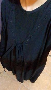 Product Review of ABAYA NAZIRA FULL HITAM  mote swarosky Hitam Polos terbaru 2024 Mutiara Muslim Wanita Bordir Ceruty from H**g M** G** 2