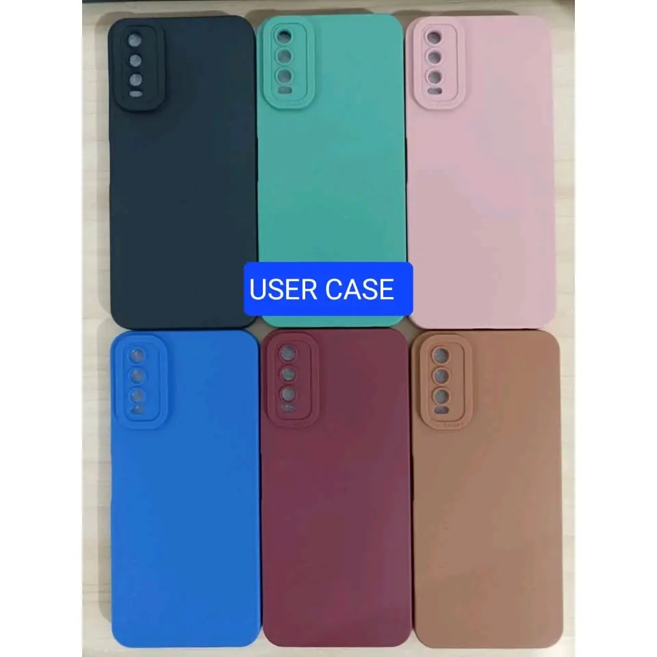VIVOO Y20 Y20I Y20S Y12S CASE PRO CAMERA MACARON CASING SOFTCASE SILIKON
