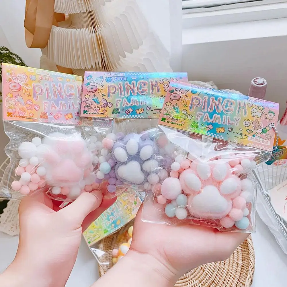 กรงเล็บแมวตุ๊กตา ของเล่นบรรเทาความเครียด หยิก จอย อยู่ไม่สุข โมจิ ต่อต้านความเครียด N1K1