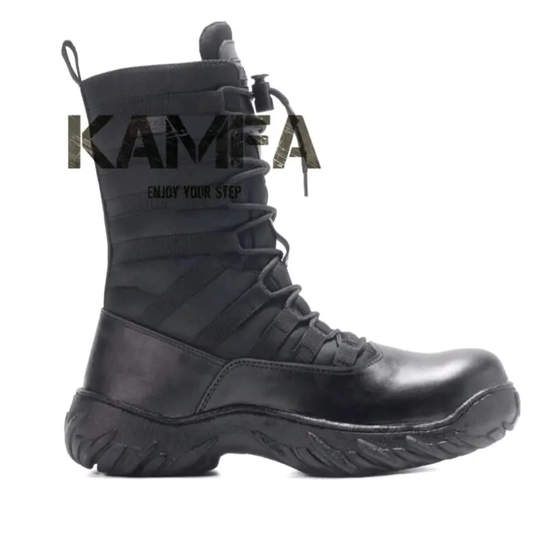Sepatu PDL Kulit Asli Boots Dinas TNI Polri Security Brimob 3