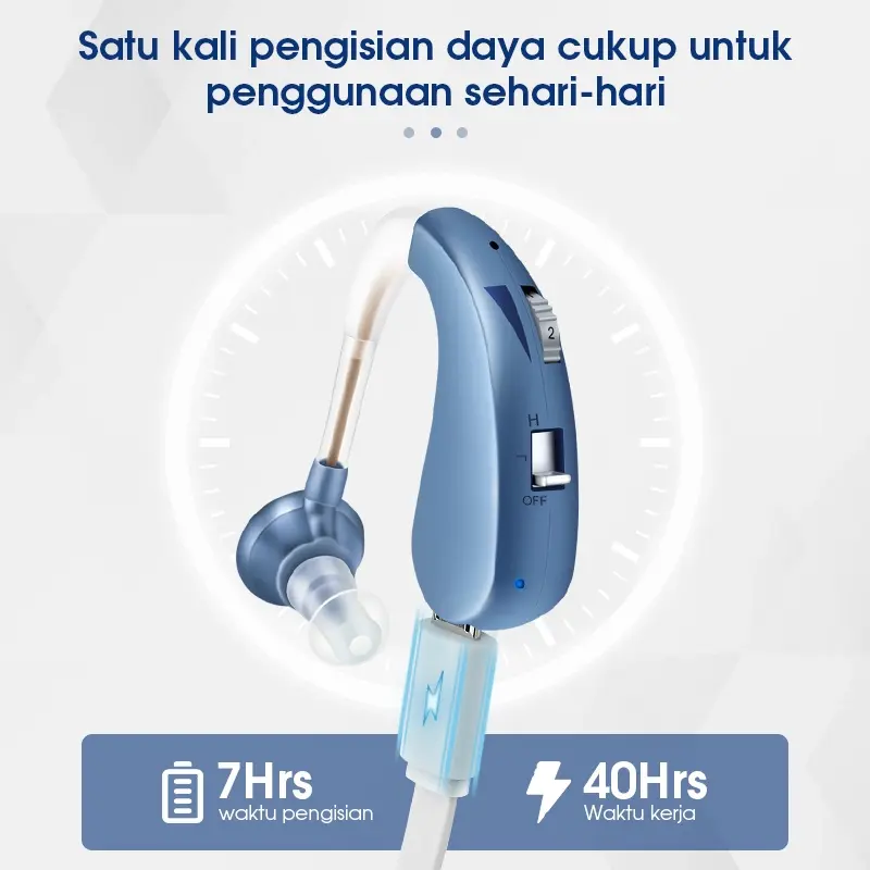 Britzgo Alat Bantu Dengar asli rechargeable digital alat pendengaran telinga orang tua original Hearing aids mini usb charge hearing amplifier 1