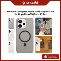 Gambar Case Compatible for Oppo Reno 15 Reno 13 Pro SNAPFIT Ultra Thin Corrugated Pattern Matte Magnetic MagSafe Protective Back Cover - Matte Black, Oppo Reno13Pro dari Supcase Official ID Kota Administrasi Jakarta Barat 1 Tokopedia