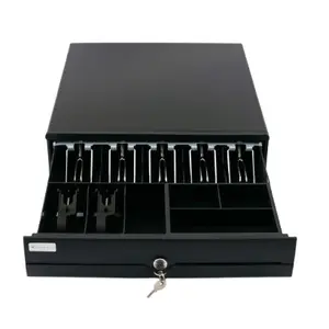 Laci Uang Sharkpos CD408 Cash Drawer Besar CD420 Laci Kasir RJ11 CD 420 MK410 Buka Otomatis