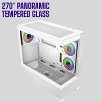 Gambar Cooler Master ELITE 690 WOOD - ARGB Natural 270° Aesthetics Panoramic Tempered Glass Mid tower ATX Gaming Case - Black WOOD dari Duta Mandiri Infokom Kota Administrasi Jakarta Pusat 3 Tokopedia