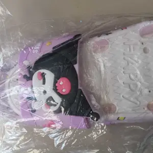 SALE Sandal Slop Anak Kuromi Bahan Karet PVC Empuk Elastis Sol Anti Slip Tebal 2268