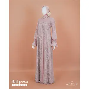 Ready Stock - Balqeesa Dress Chantily Gamis Muslim