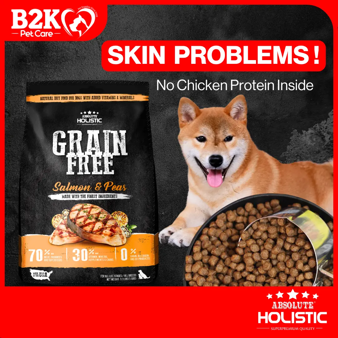 Absolute Holistic Grain Free Dry Dog Food (227g/1.5kg/9.9kg)