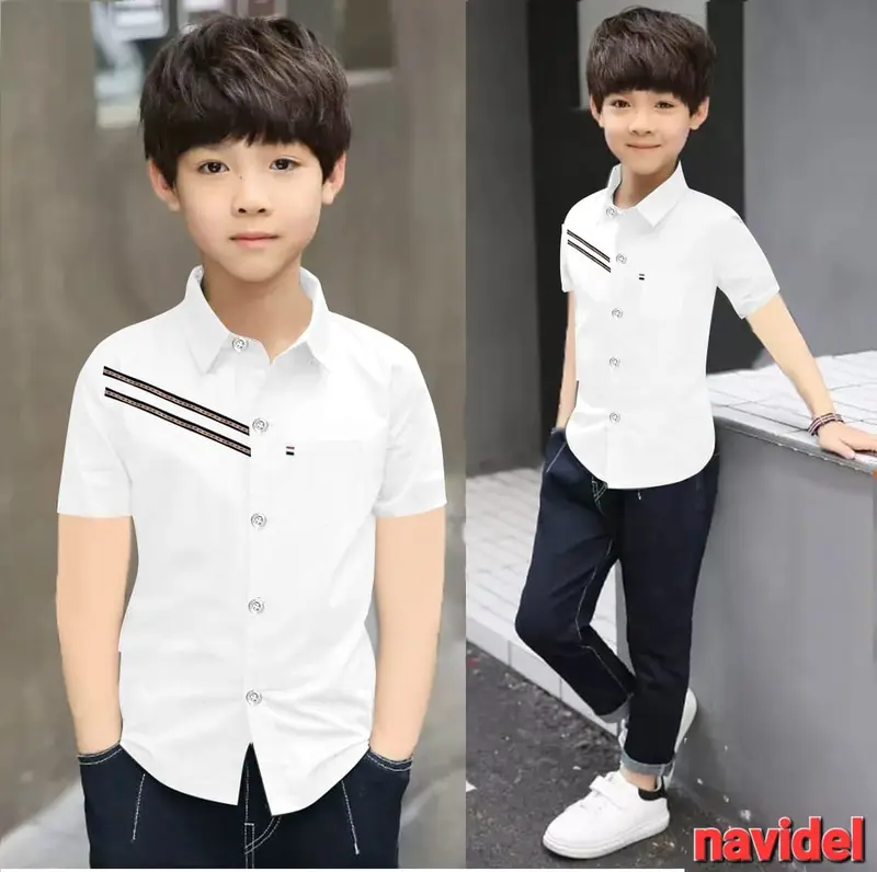 hem kids/kemeja anak laki laki umur 5-12thn/cod 8