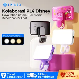【COD】【24H Shipping】【30 HARI】INBEX PL4 Mini Portable LED Light untuk Selfie, Live Streaming, dan Fotografi – Lampu Saku untuk Kecantikan dan Penggunaan di Luar Ruangan