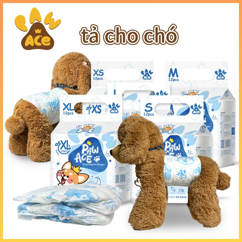  bỉm cho chó đực PAW ACE 12 gói Thích hợp cho chó đực và chó cái M-4XL Comfort 