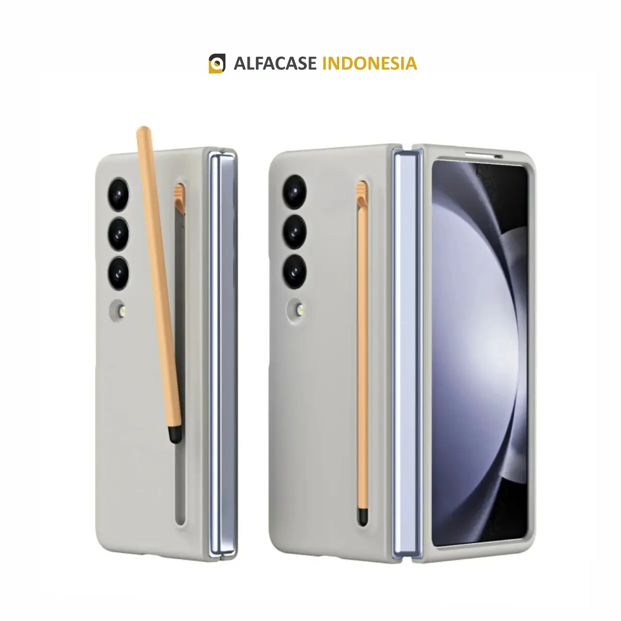 Casing Untuk Samsung Galaxy Z fold 3 4 5 6 - SLIM CASE WITH NEW S PEN - Casing Untuk Samsung Galaxy Z fold 3 4 5 6