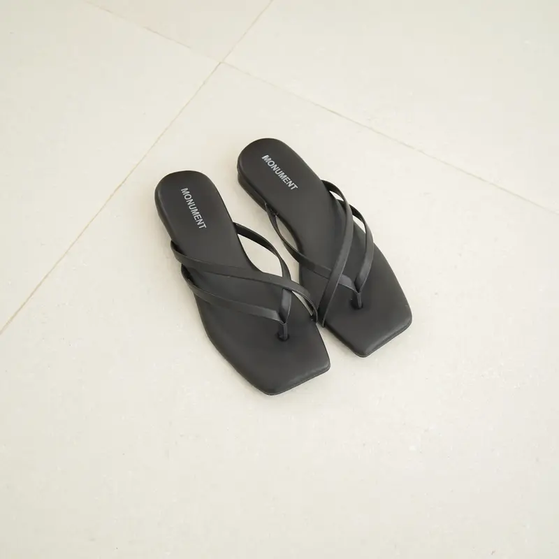 MONUMENT Sandal Hak Tahu Heels Wanita 2cm Tali Jepit Bantalan Empuk BRIELE-02 Tersedia Size 37-40 Sendal Kondangan 6