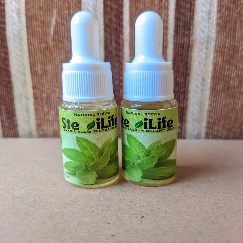 Stevilife sweetener stevia tetes murni cair tanpa campuran, pengganti gula pemanis nol kalori 3