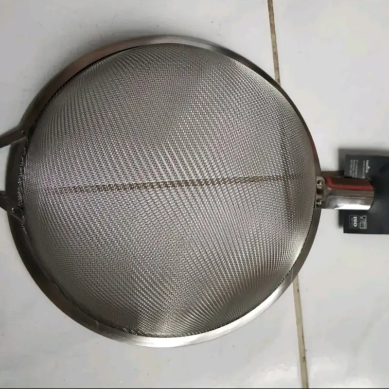 Saringan Halus MPASI Tanica Stainless Steel 20cm Tebal Kuat & Kokoh Saringan MPASI 1