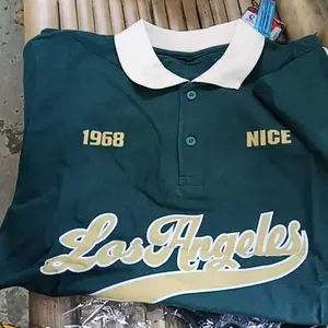 KAOS POLO SHIRT RUGBY LOS ANGLES NICE kaos  polo kerah pria Combed Fit