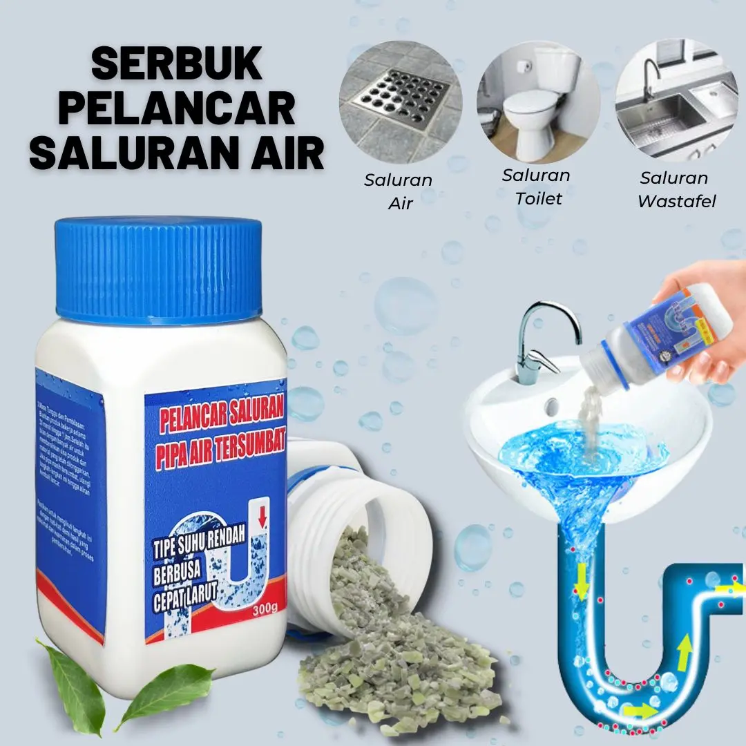 WILD TORNADO ANTI SUMBAT PIPA Sink And Drain Cleaner Pelancar Pipa Air
