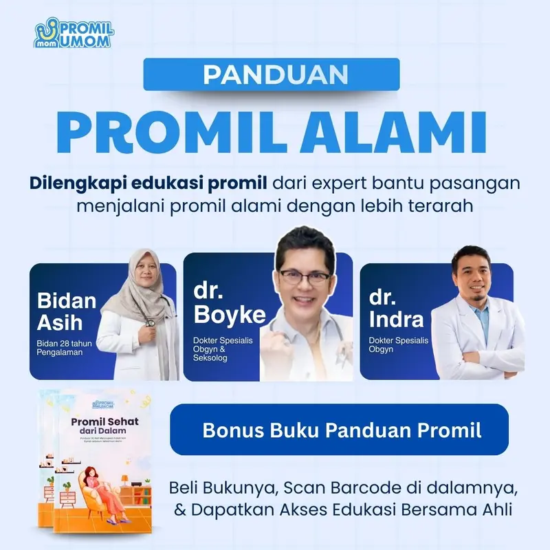 [FREE WEBINAR] Buku Panduan Promil Cepat Hamil Plus Pendampingan Eksklusif 30 Hari Bantu Hamil Alami Tanpa Vitamin Suplemen Promil