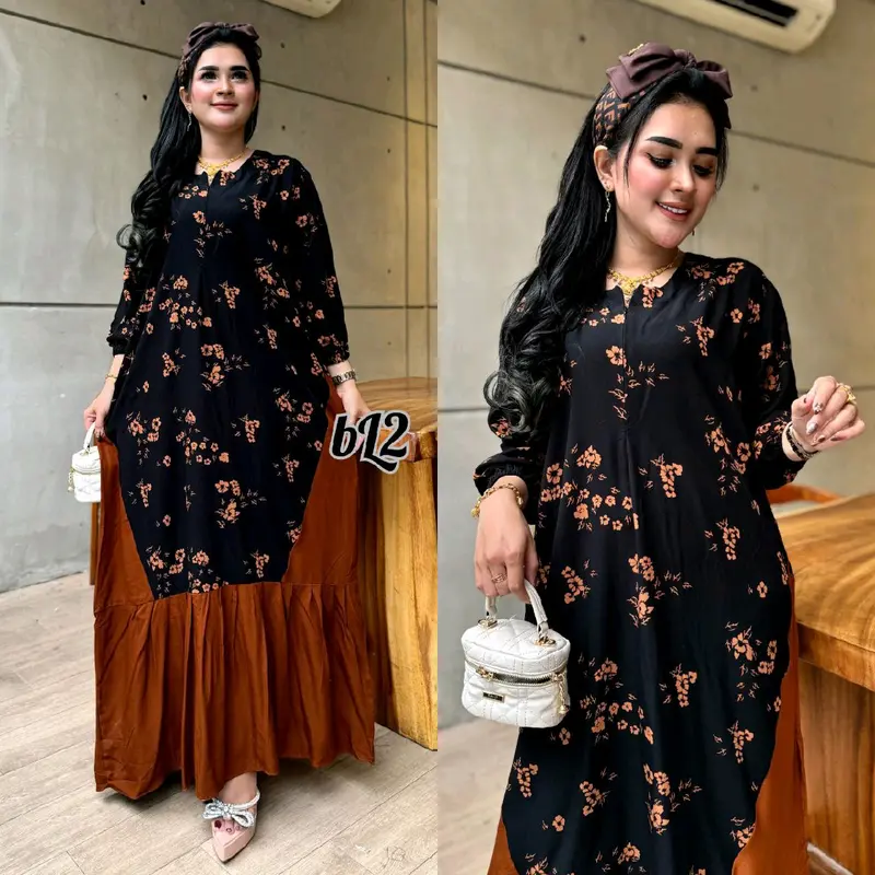 DRESS ULVARIANI DUYUNG COMBI 3