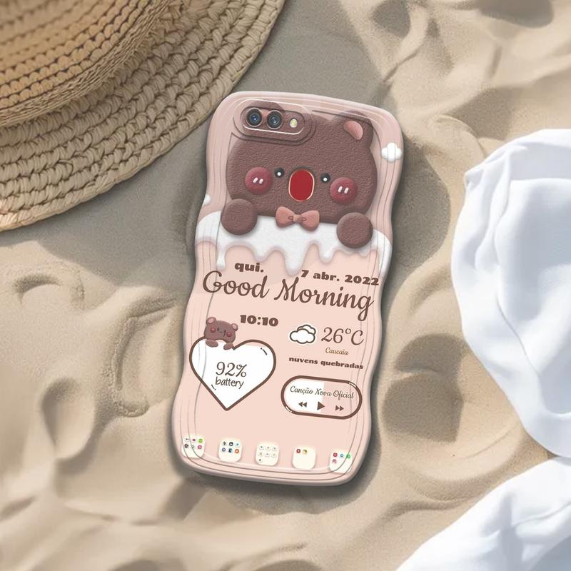 Case Gelombang Oppo A5S / A12 / A11K / A7 / F9 Motif Aesthetic Bahan Softcase silicon Lentur - Skin / Casing Handpone - Cesing Gelombang - Gelombang Case -Aksesoris Ponsel - Fashion Case - Vrial - Terlaris Cover Handphone Hardcase 4